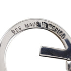 Gucci Logo Circle 925 Sterling Silver Bracelet — view 6