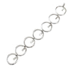 Gucci Logo Circle 925 Sterling Silver Bracelet — view 3
