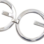 Gucci Logo Circle 925 Sterling Silver Bracelet — view 7