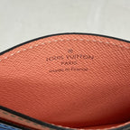 Louis Vuitton Card Case Epi Holder Sample Blue Multicolor — view 4