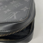 Louis Vuitton Wallet Monogram Eclipse Zippy XL Black Gray — view 7