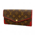 Louis Vuitton Wallet Monogram Retiro Portefeuille Sarah Brown Cerise