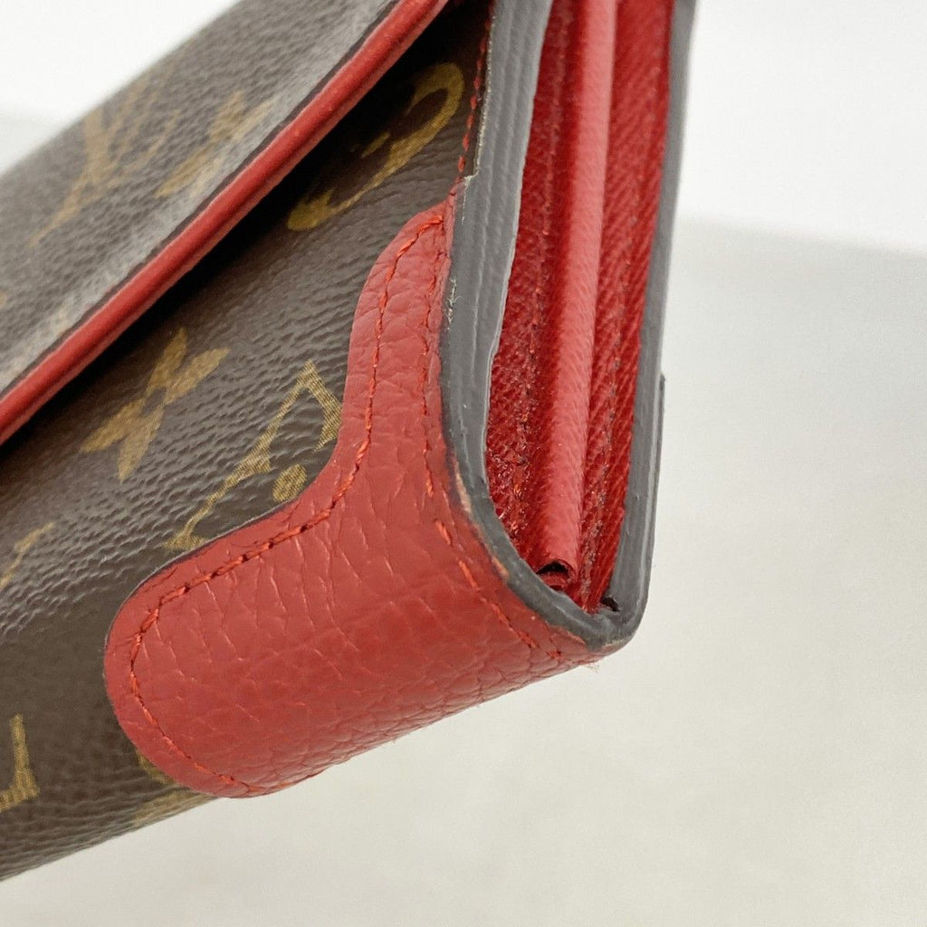 Louis Vuitton Wallet Monogram Retiro Portefeuille Sarah Brown Cerise — view 6
