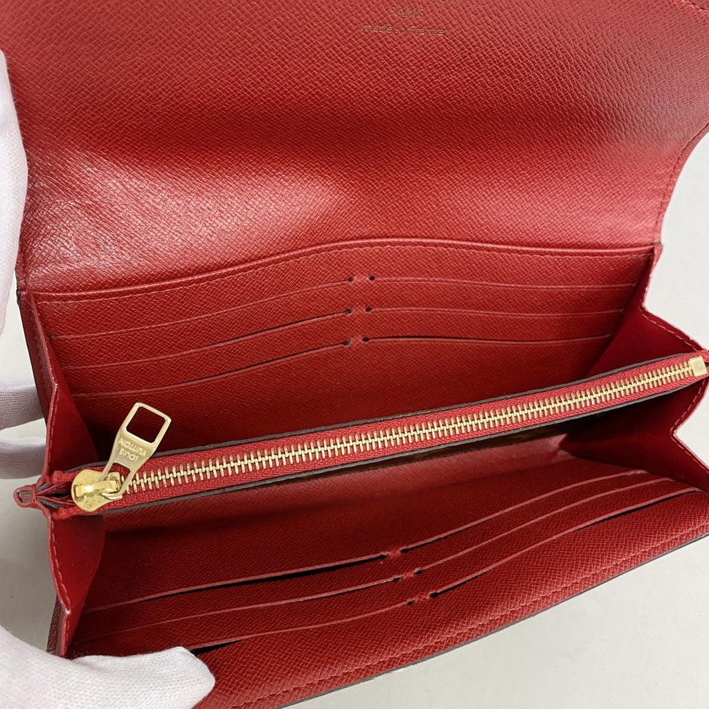 Louis Vuitton Wallet Monogram Retiro Portefeuille Sarah Brown Cerise — view 3