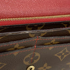 Louis Vuitton Wallet Monogram Retiro Portefeuille Sarah Brown Cerise — view 5
