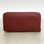 Hermes Wallet Azap Long Silk in Veau Rouge Ash Silver — view 9