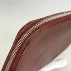 Hermes Wallet Azap Long Silk in Veau Rouge Ash Silver — view 6