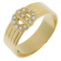 Dior Gold Diamond Ring
