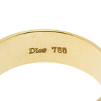 Dior Gold Diamond Ring — view 6