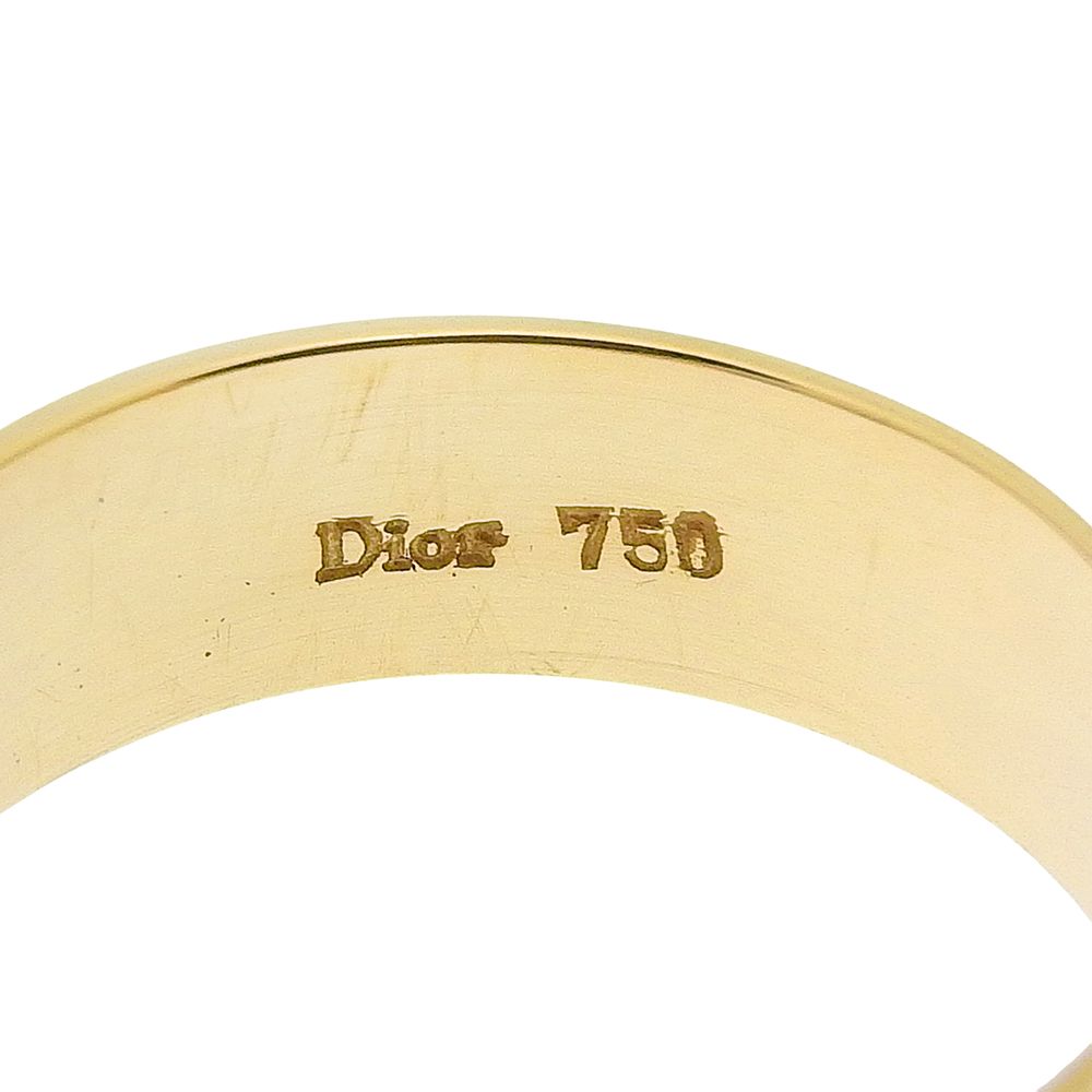 Dior Gold Diamond Ring — view 6