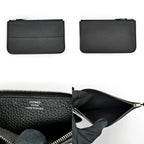 Hermes Dogon Duo Black Silver Togo Wallet — view 8