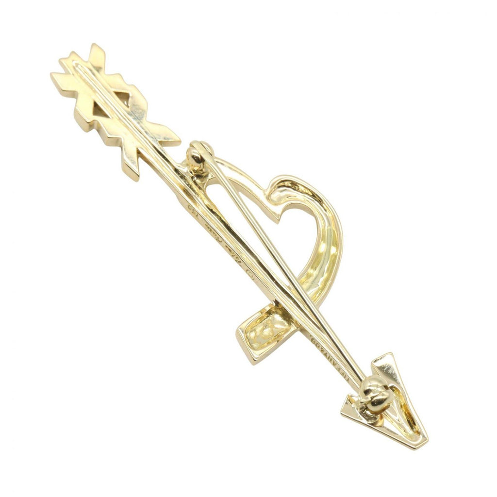 Tiffany & Co Brooch Heart &arrow Kiss 18k — view 3
