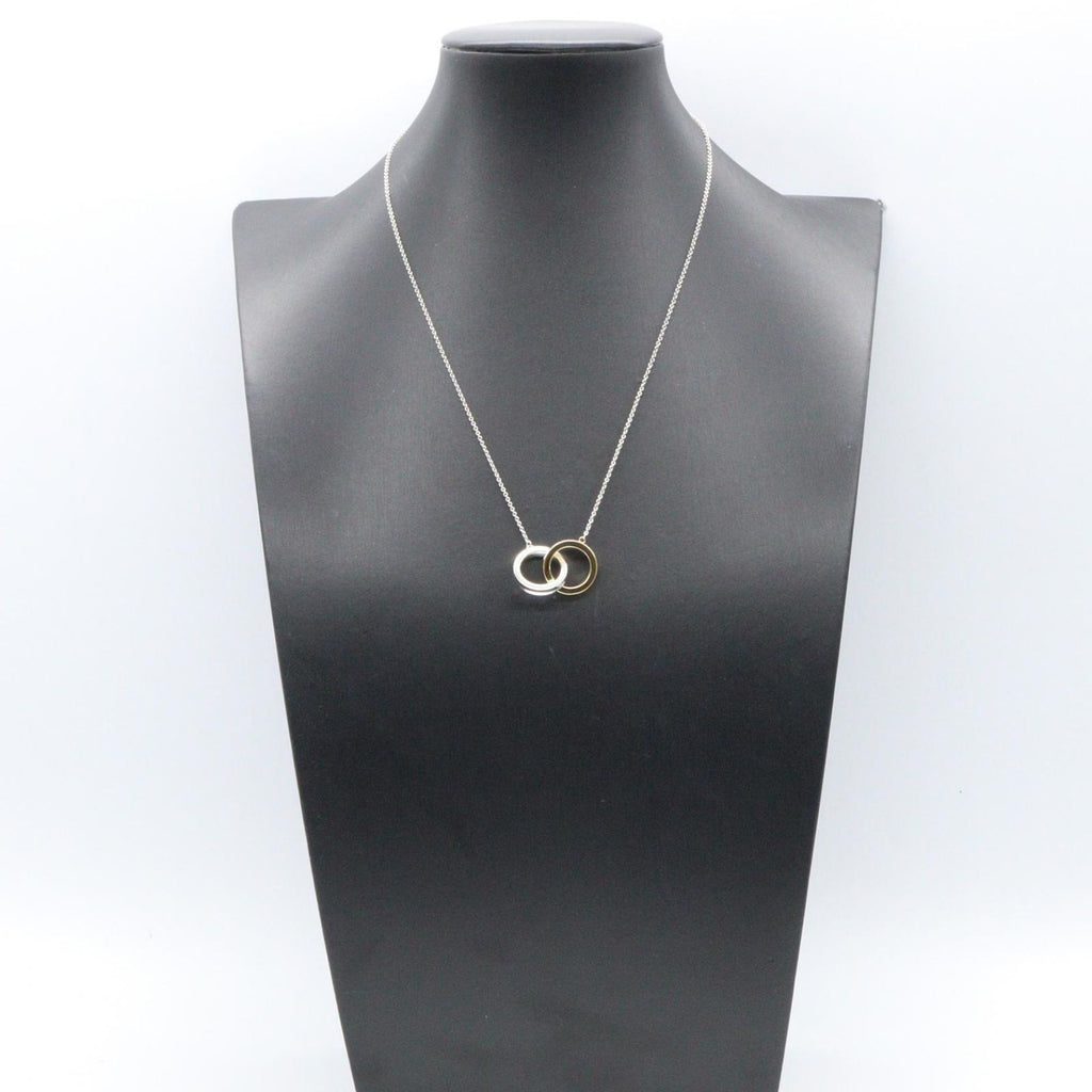 Tiffany & Co Necklace Ring 40 18k 925 Sterling Silver