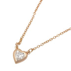 Tiffany & Co Necklace by the Yard Heart 41.5 cm 18k Pink Gold Diamond