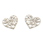 Tiffany & Co Earrings Olive Leaf Heart 925 Sterling Silver