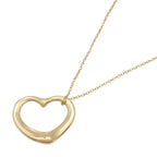 Tiffany & Co Necklace Open Heart 40.5 cm 18k