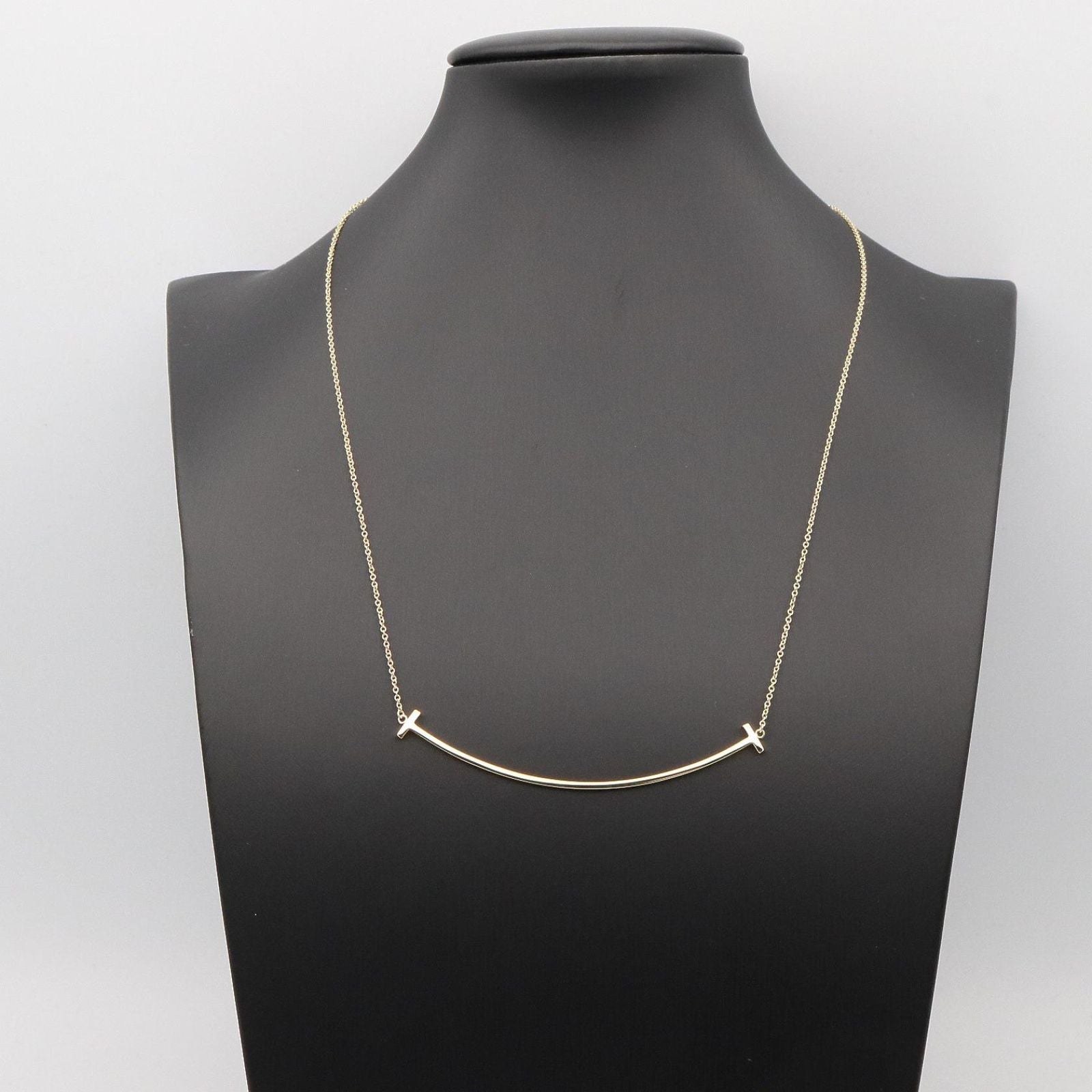 Tiffany & Co Necklace T Smile Large 40 45.5 cm 18k — view 6
