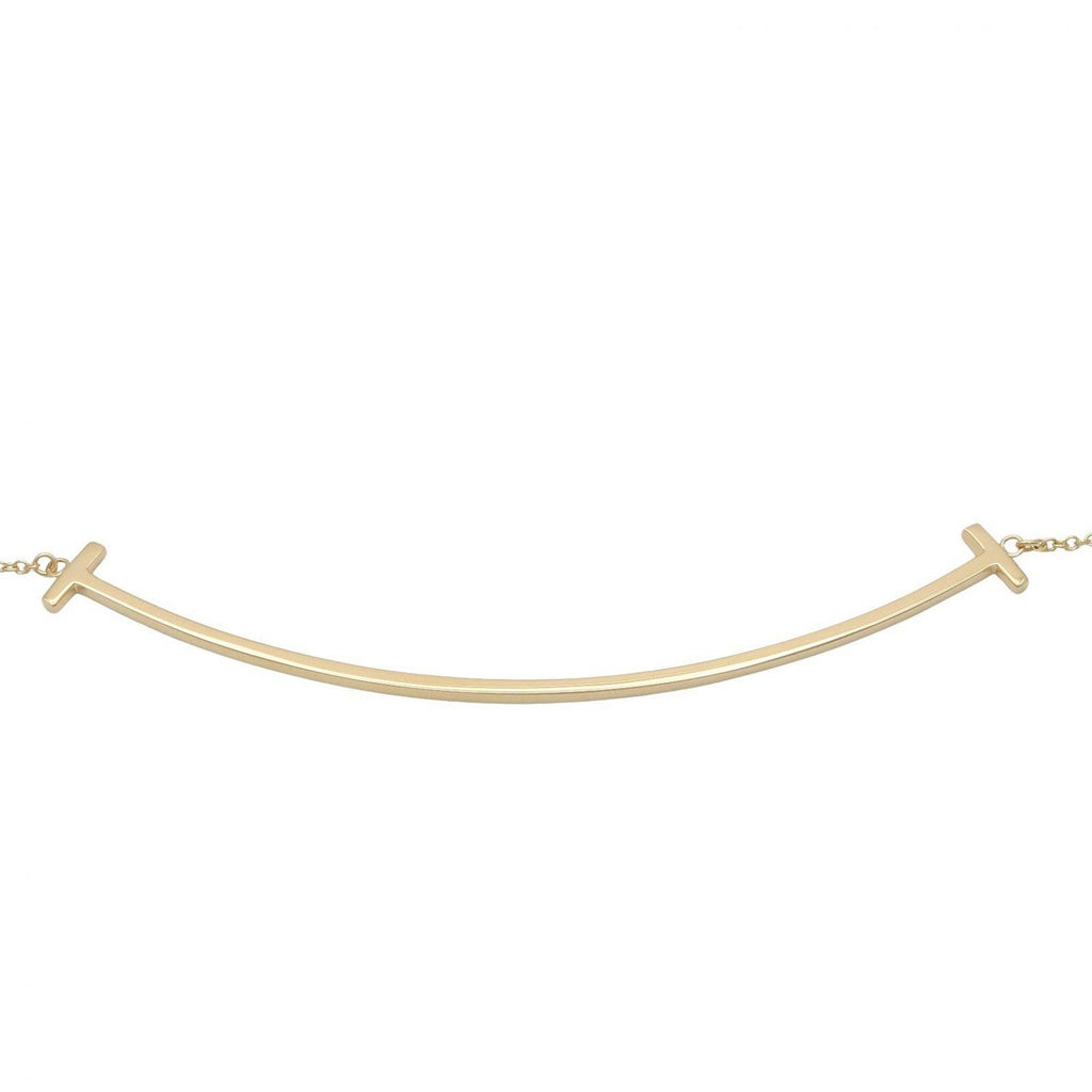 Tiffany & Co Necklace T Smile Large 40 45.5 cm 18k — view 3