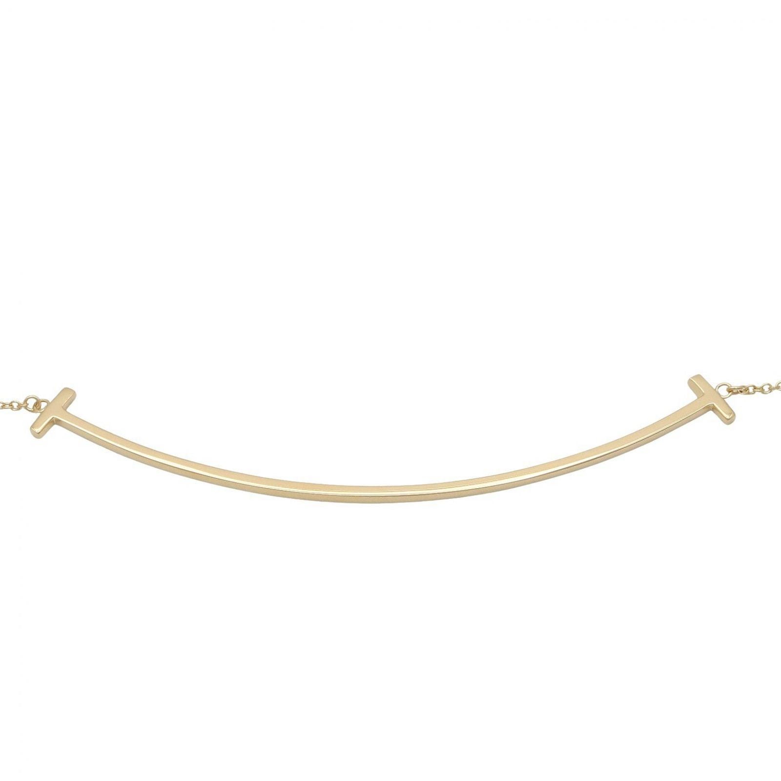 Tiffany & Co Necklace T Smile Large 40 45.5 cm 18k — view 3