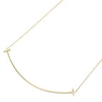 Tiffany & Co Necklace T Smile Large 40.5 45 cm 18k