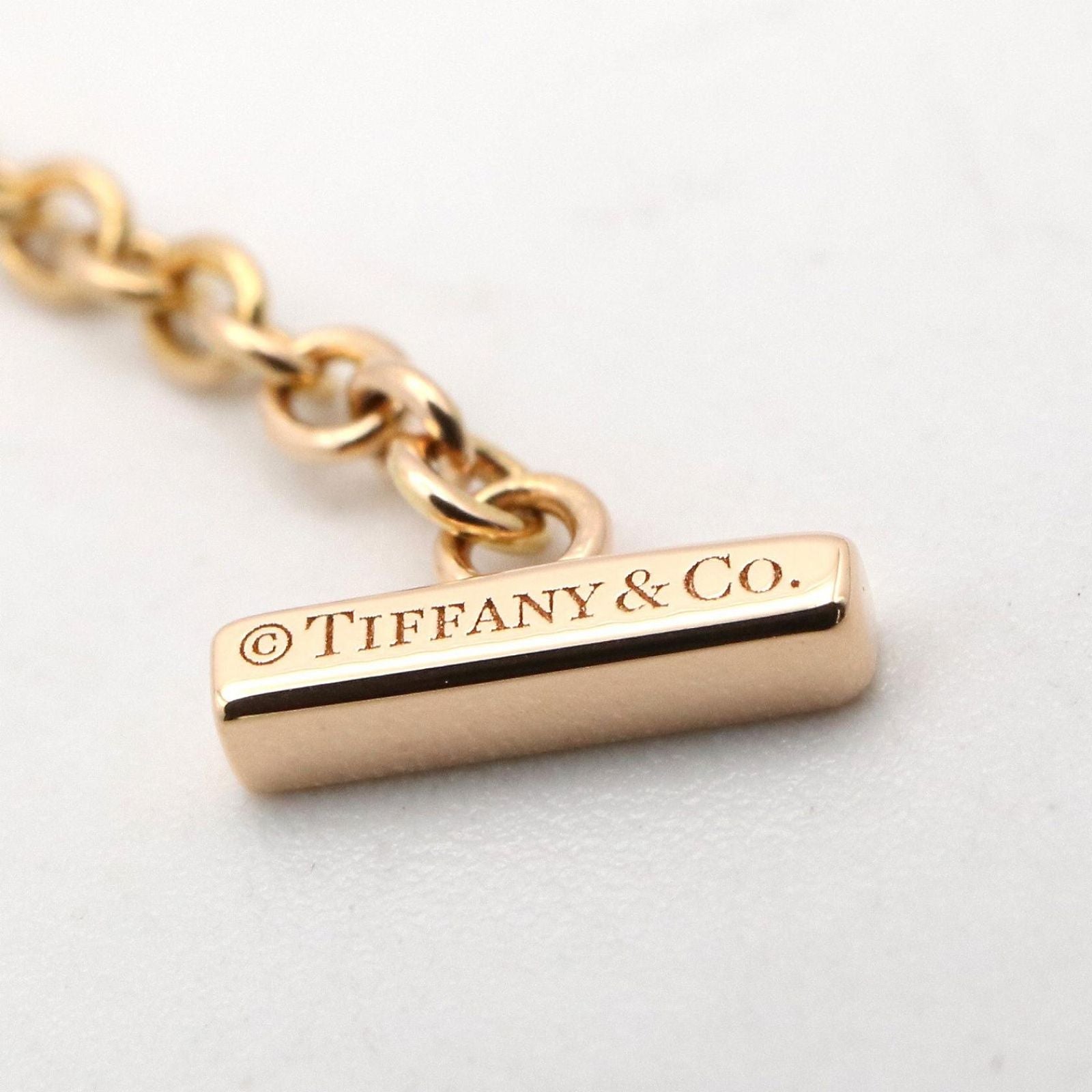 Tiffany & Co Bracelet T Smile Diamond 15 cm 18k Pink Gold — view 4
