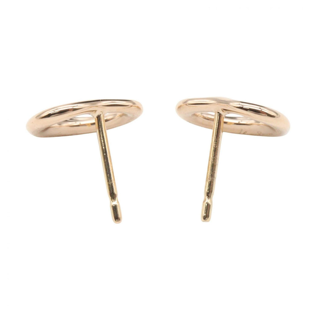 Tiffany & Co Earrings Open Heart 18k Pink Gold — view 3