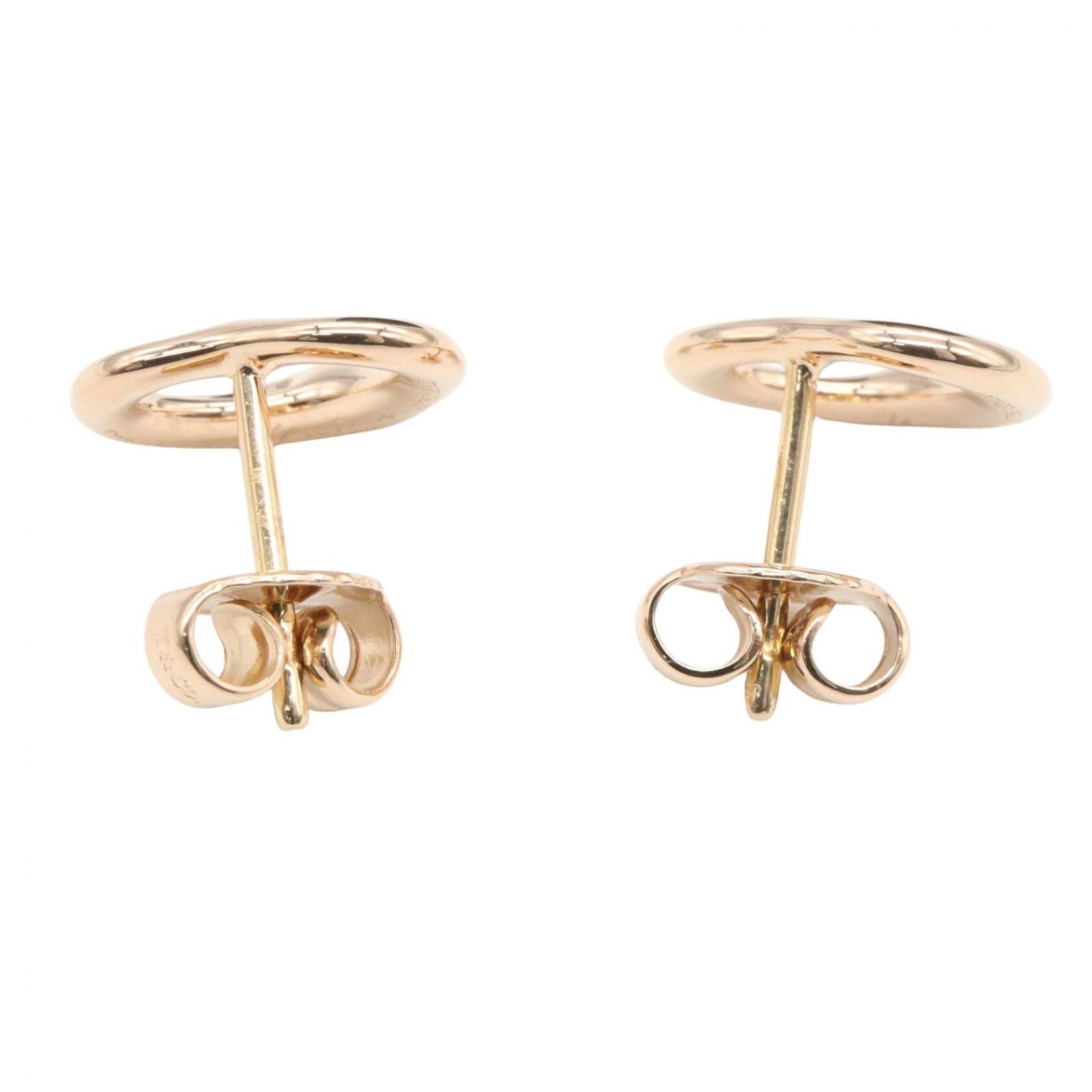 Tiffany & Co Earrings Open Heart 18k Pink Gold — view 2