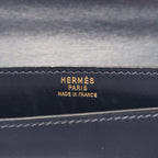 Hermes Shoulder Bag Vintage Tassel Blue Indigo Calf — view 4