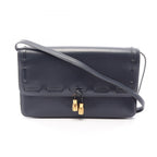 Hermes Shoulder Bag Vintage Tassel Blue Indigo Calf