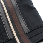 Hermes Tote Troca Horizontal PM Black Canvas Leather — view 9