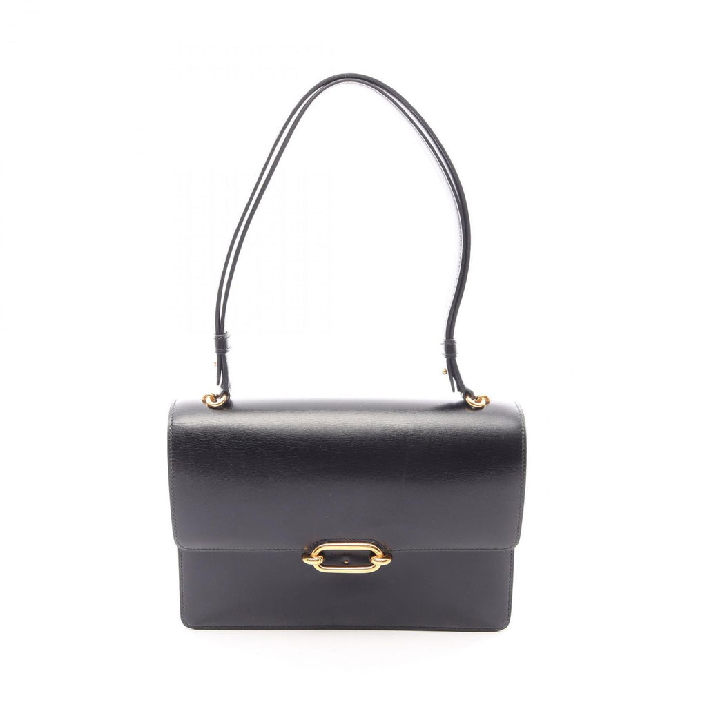 Hermes Shoulder Bag Fonsbell Black Calf