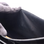 Hermes Shoulder Bag Fonsbell Black Calf — view 8