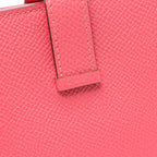 Hermes Bifold Wallet Bearn Souffle Rose Azalea — view 8