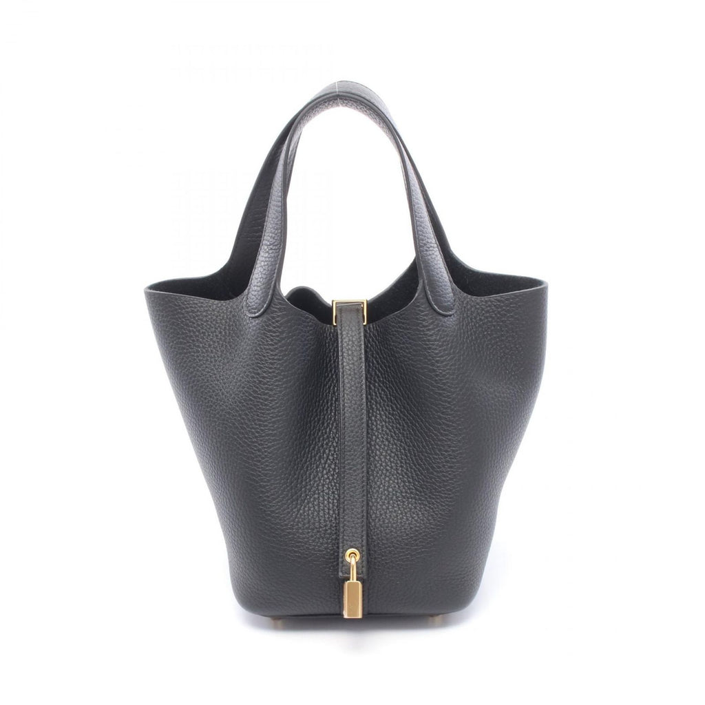 Hermes Handbag Picotin Lock PM Black Leather