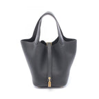 Hermes Handbag Picotin Lock PM Black Leather