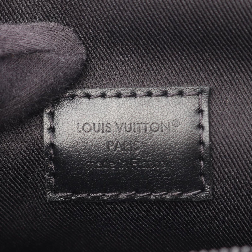 Louis Vuitton Shoulder Bag Steamer Wearable Wallet Noir Canvas Leather — view 4