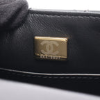 Chanel Shoulder Bag Quilted Small Flap Black Leather Chain — view 5