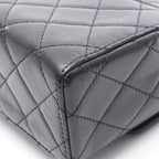 Chanel Shoulder Bag Quilted Small Flap Black Leather Chain — view 9