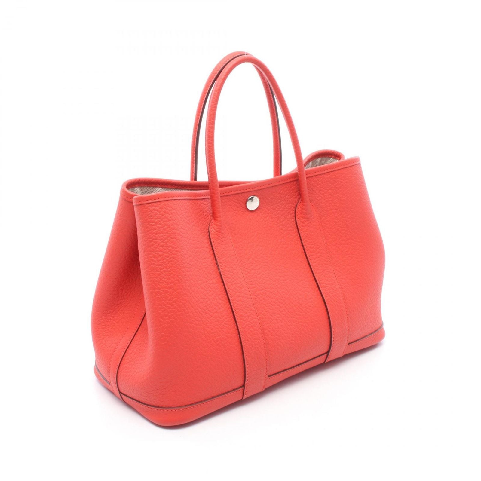 Hermes Tote Garden Party TPM le Ju Pivoine Leather — view 2