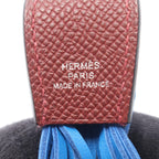 Hermes Charm Poisson Rouge Ache Blue Hydra Cles Keychain — view 3