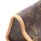 Louis Vuitton Shoulder Bag Popincourt Long Canvas Leather — view 7