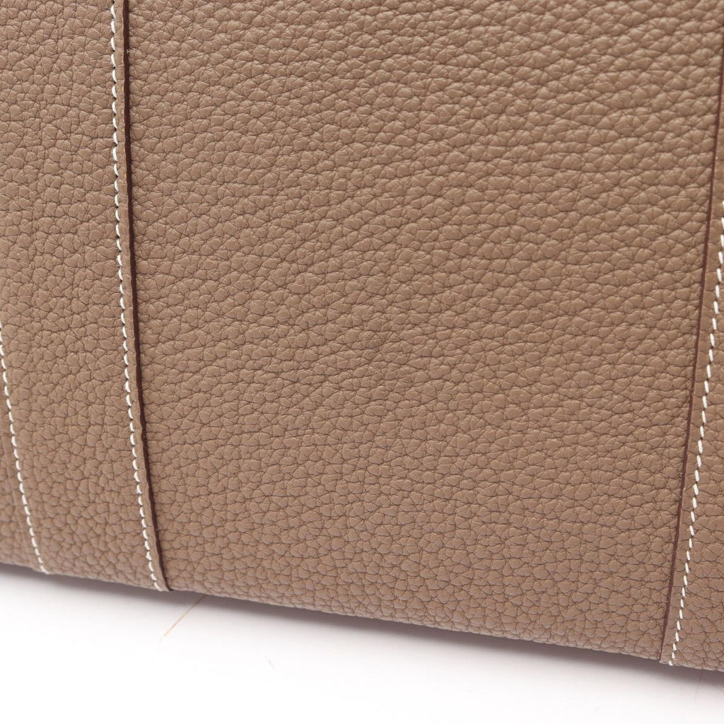 Hermes Tote Garden Party PM Etoupe Leather — view 7