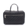Dior Handbag Street Chic Trotter Black Canvas Leather
