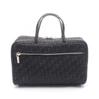 Dior Handbag Street Chic Trotter Black Canvas Leather