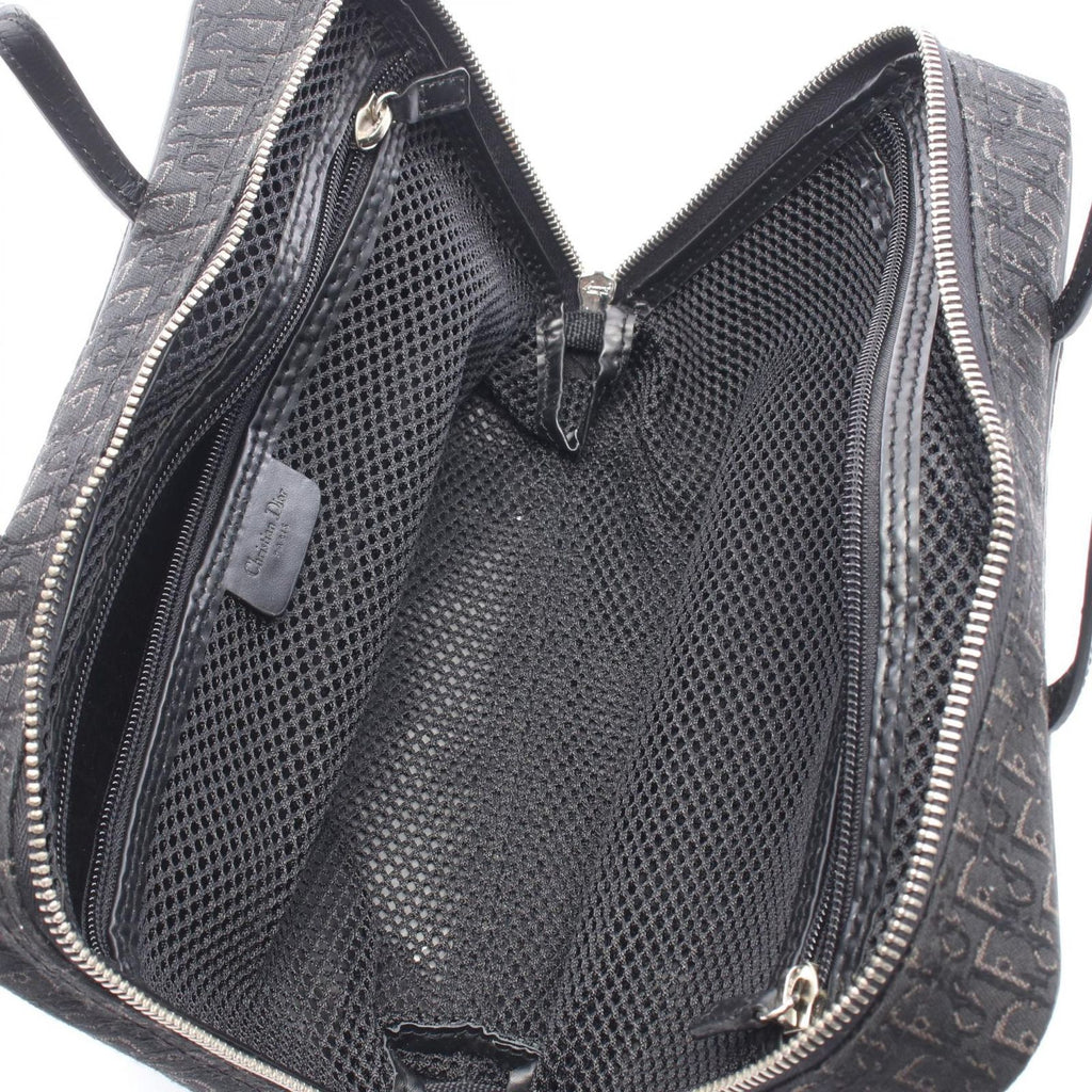 Dior Handbag Street Chic Trotter Black Canvas Leather — view 3