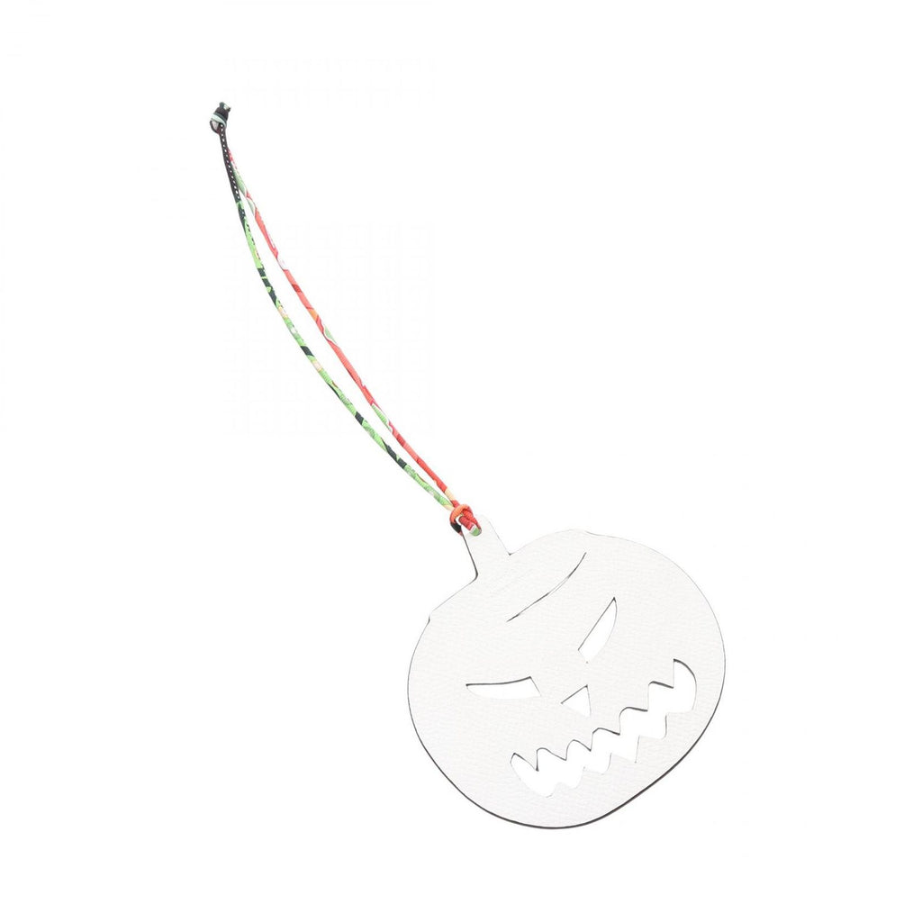 Hermes Charm Petit Ash Jack O'lantern Candy White Pumpkin Keychain — view 2