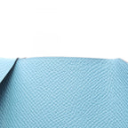 Hermes Coin Case Calvi Duo New Blue Jean Leather Calf — view 6