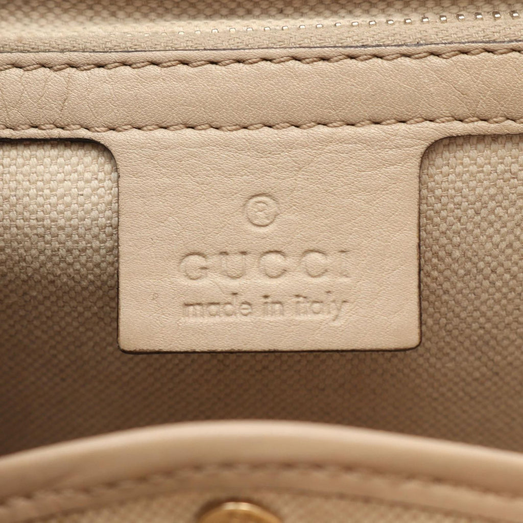 Gucci Handbag New Bambbu 2-Way Gray Leather Hand — view 4