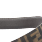 Fendi Belt Zucca Gold Canvas Leather — view 5