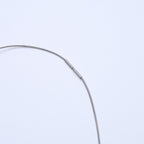 Hermes Cage D'h Cube Wire Necklace Silver — view 5